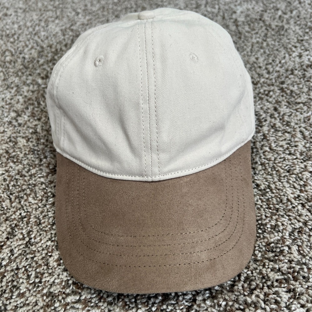 Abercrombie & Fitch Cap Mens One Size White Cotton Sportswear Hat Blank Soft